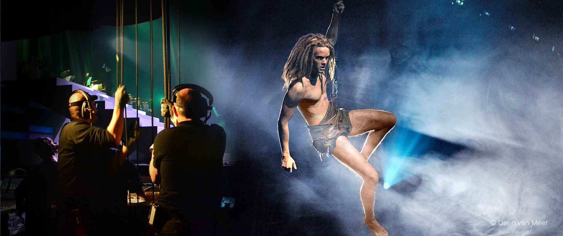The track system from HOAC is used in the musical Tarzan