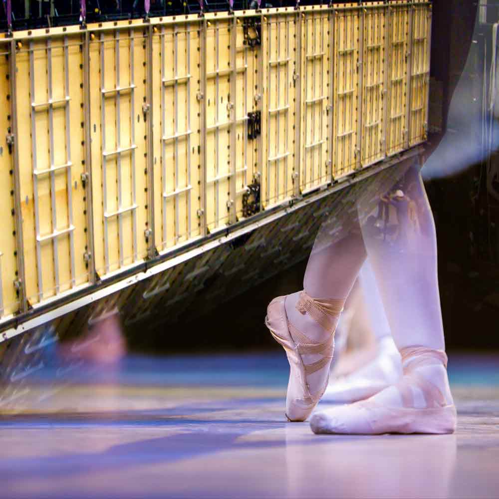  A mobile dance floor with the HOAC ballet wagon