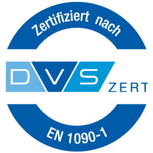DVS ZERT Logo DE EN 1090 1 300