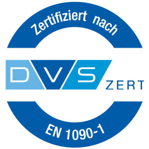 DVS ZERT Logo DE EN 1090 1 300 3